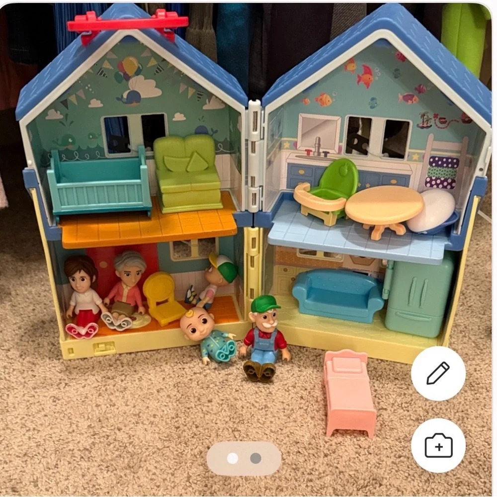 Cocomelon Toy Lot JJ Plush‎ Dolls play House Playset watermelon doctor set